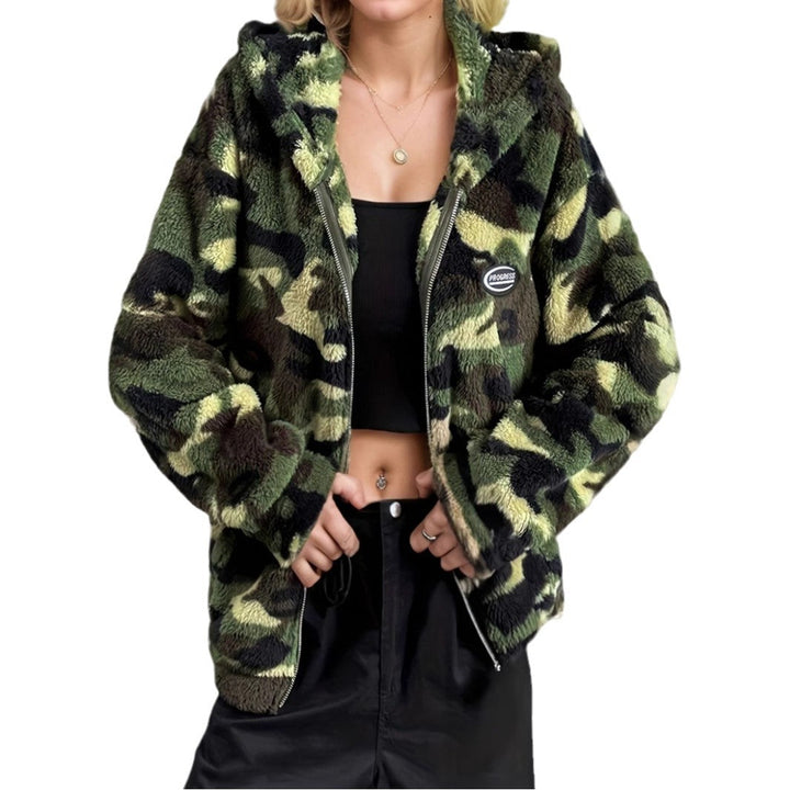 Discover the Ultimate Women's Casual Camouflage Hooded Jacket