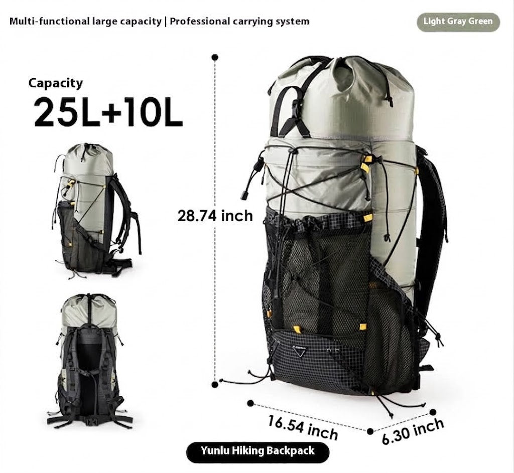 35L Large-Capacity Outdoor Hiking Backpack