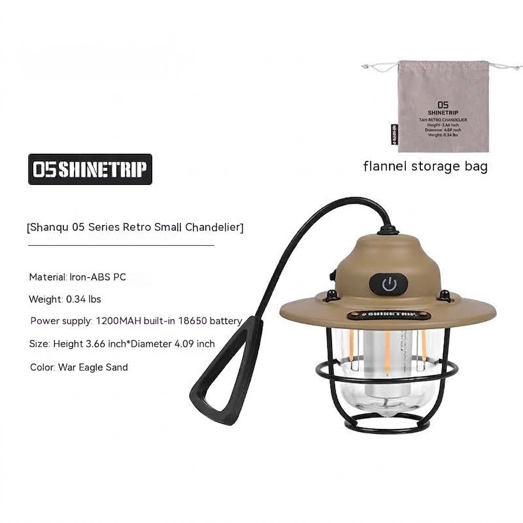 Shanqu Pine Cone Hanging Camping Lantern