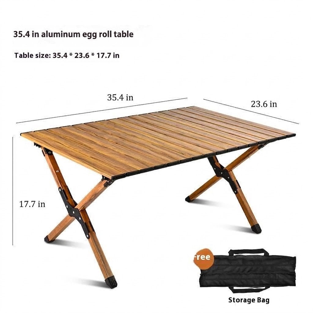 Portable Aluminum Alloy Folding Camping Table Chair