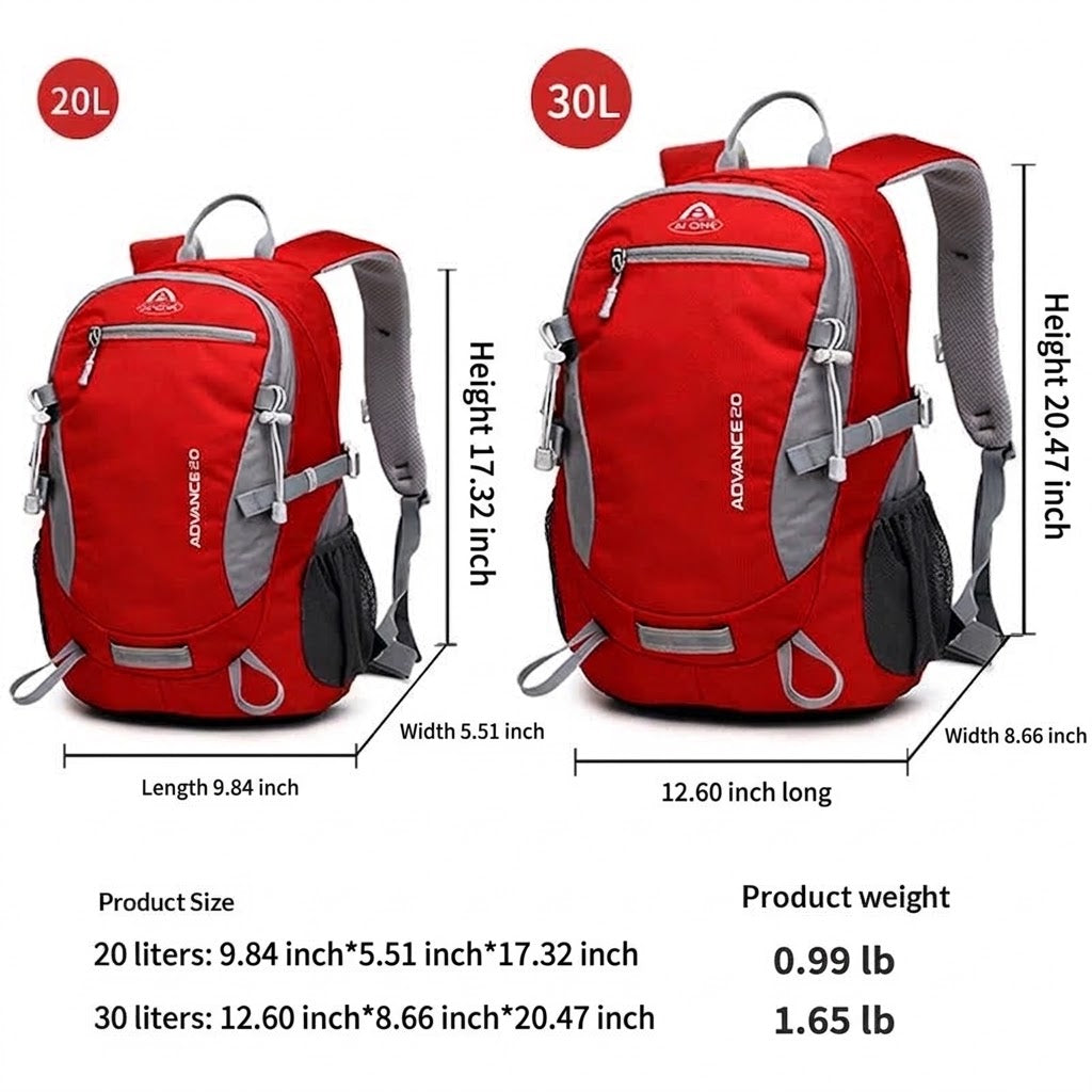 Large Capacity Portable Outdoor Hiking Backpack