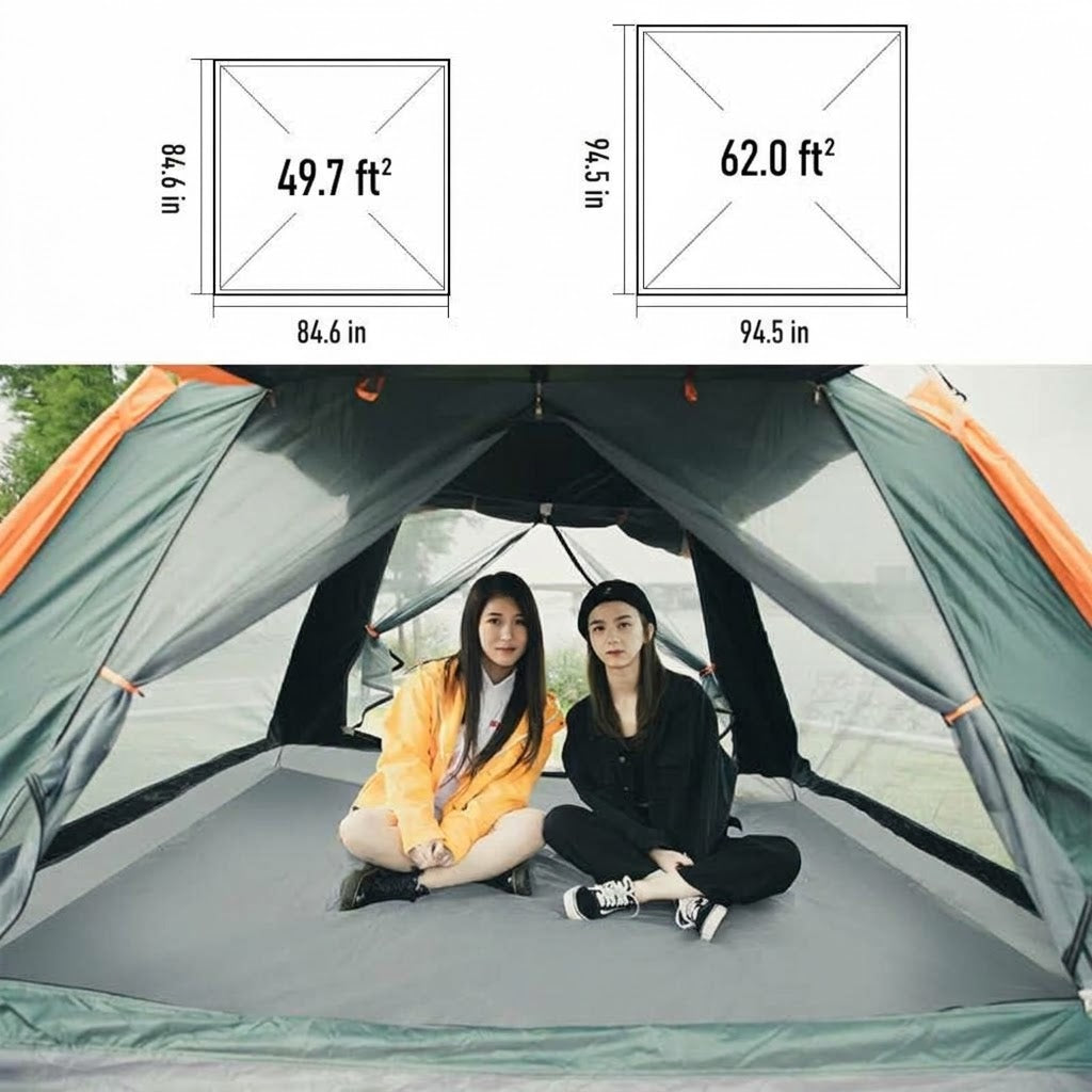 Automatic Waterproof Multi-Person Camping Tent