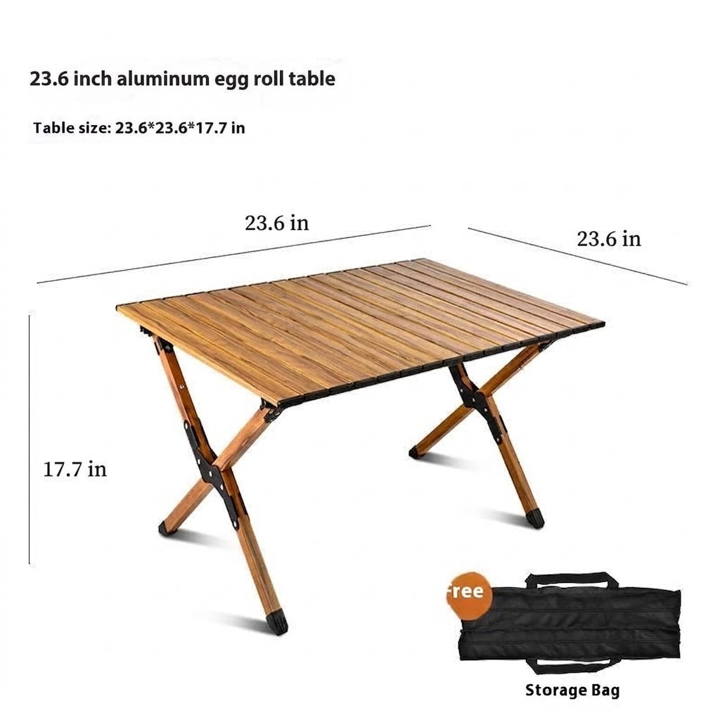 Portable Aluminum Alloy Folding Camping Table Chair