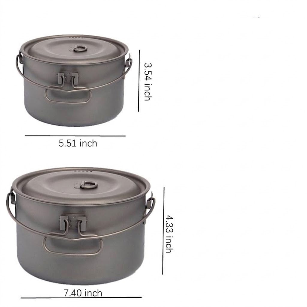 Ultra-Light Foldable Outdoor Camping Cookware Set